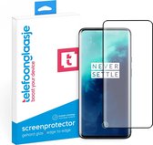 Telefoonglaasje Screenprotectors Geschikt voor OnePlus 7T Pro - Volledig Dekkend - Gehard Glas Screenprotector Geschikt voor OnePlus 7T Pro - Beschermglas van rand tot rand