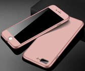 Apple iPhone 8 | 360 Graden Bescherming | Voor- en Achterkant | Roze | inclusief screenprotector