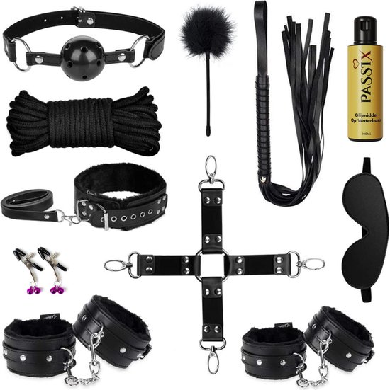 Passix® Luxe XXL BDSM Bondage Set voor Man & Vrouw - 10 Delig | bol.com