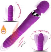 Monte Golia 4 in 1 Vibrator - Ø 43 mm - 27 cm - seksspeeltjes - erotiek - sex toys - vibrators voor vrouwen -  - USB oplaadbaar