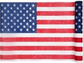 1x Chemin de table de fête à thème Amérique op rol 30 x 500 cm - Décorations / décorations de fête à thème drapeau américain