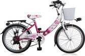 Meisjesfiets DIVA  20 INCH  TORPEDO Fuchsia White