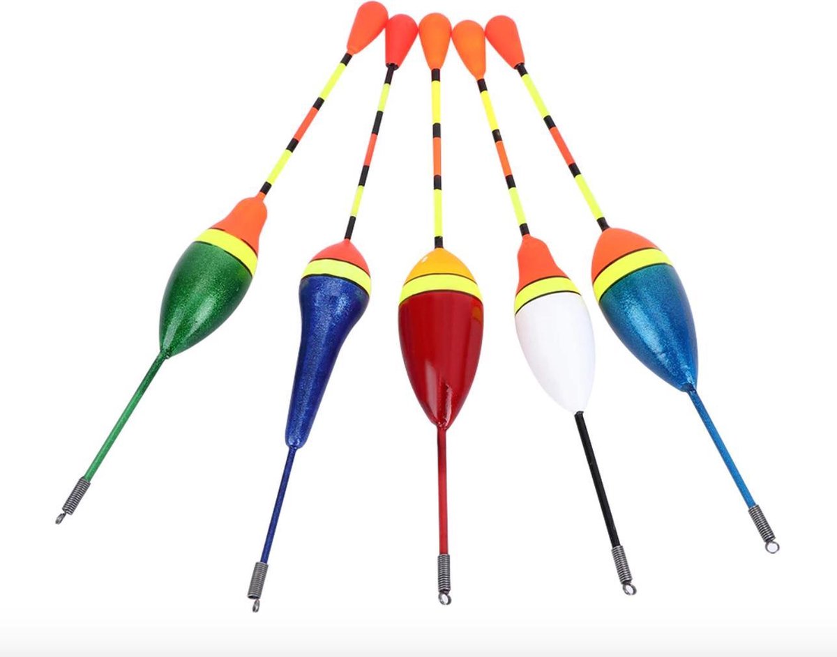 Hiden - Visdobbers - Vishengel - Dobber - Dobberset - Vis aas - Hengelsport - Hobby - Accessoires - 5 stuks