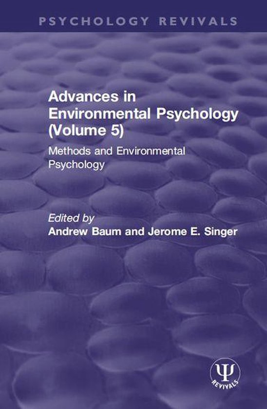 Psychology Revivals - Advances in Environmental Psychology ( ... - cover