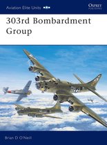 Omslag van '303rd Bombardment Group' met een B-17 bommenwerper en een Fw 190 jager.