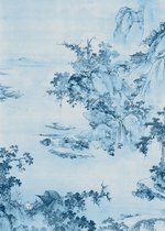 Komar Blue China Vlies Fotobehang 200x280cm 2-banen