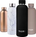 TIGR Thermosfles in Roestvrij Staal RVS - Drinkfles - 500ML - Zwart
