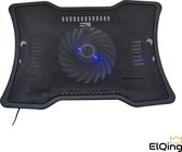 EQ Laptop Koeler- Laptop Cooler - Laptop Standaard - Ventilator - Tot 15,6 Inch