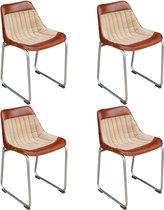 Eetkamerstoelen set 4 stuks  (Incl LW anti kras viltjes) - Eetkamer stoelen - Extra stoelen voor huiskamer - Dineerstoelen – Tafelstoelen