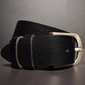 Jeans Riem Leder Zwart Giuliano Uomo Heren  Maat 95