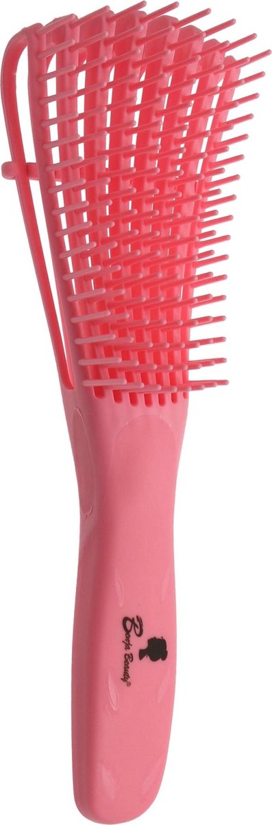 BenjaBeauty Anti klit Haarborstel brush Haarverzorging Krullen borstel detangler brush Roze