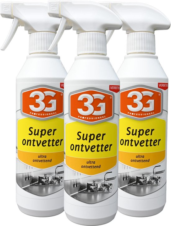 Ontvetter spray 3G - ultra ontvettend 3 x 500ml