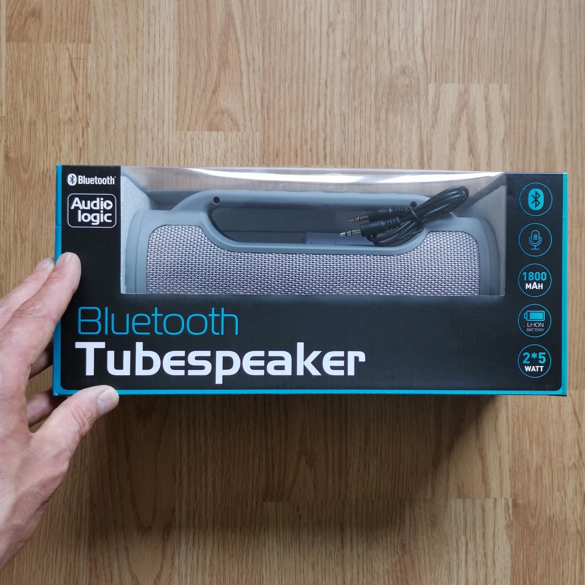 koffer oogst smal Bluetooth speaker - Audiologic - Grijs - draagbaar / portable | bol.com