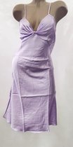 Dames nachthemd satijn met dunne bandjes XL 40-42 paars