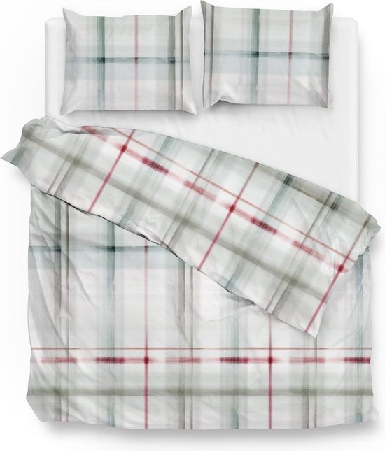 Housse de couette lits jumeaux en Katoen de haute qualité Emiel Multi | 240x200 / 220 | Finement tissé | Respirant et doux
