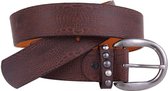 Riem met Slangenprint - Echt Leer / Leder - 95x3,5 cm - Rood