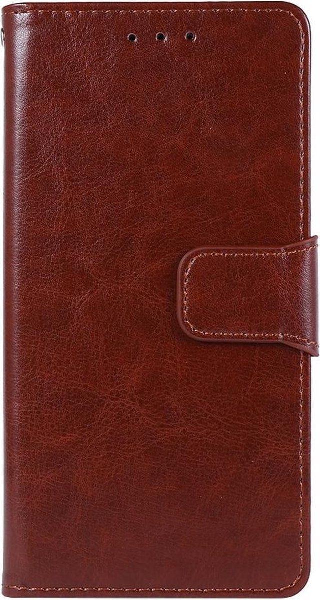 Shop4 - Oppo Reno3 Hoesje - Wallet Case Business Bruin