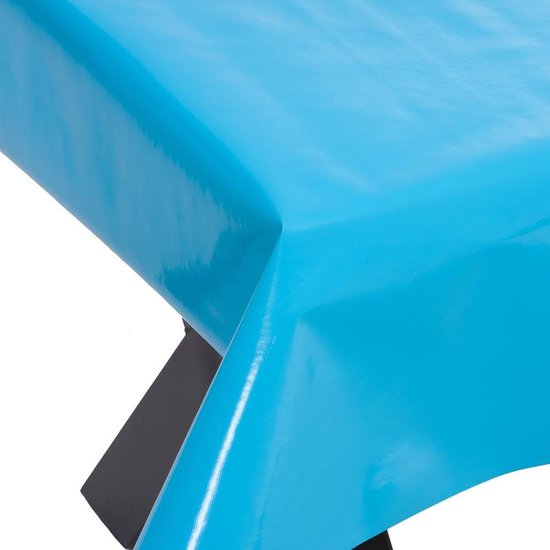 Buiten tafelkleed/tafelzeil turquoise blauw 140 x 180 cm rechthoekig -  Tuintafelkleed... | bol.com