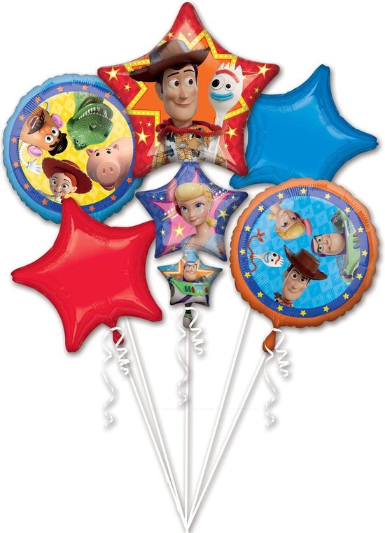 Toy Story 4 Helium Ballon set 5 delig leeg
