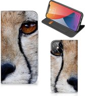 Coque iPhone 12 Pro Max Bookcase Cheetah
