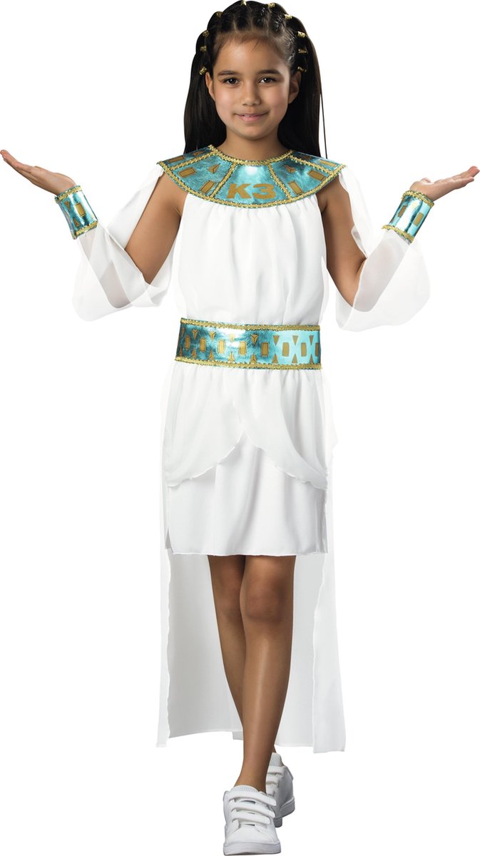 K3 Verkleedjurk Dans van de Farao - 6 t.e.m. 8 jaar - maat 134 - K3 - Studio100