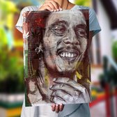 Poster - Bob Marley - 70 X 50 Cm - Multicolor