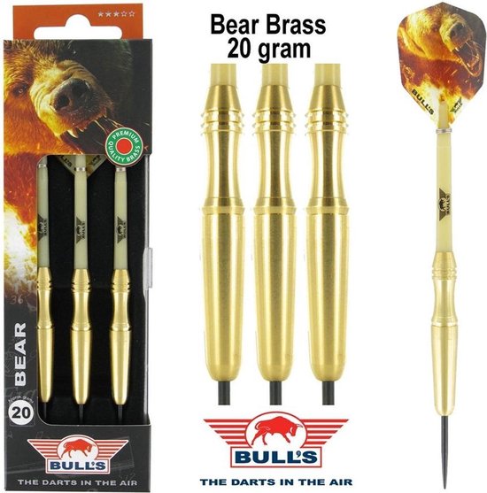 Bull's Bear Brass 20 gram - Dartpijlen van Bull's — afbeelding 2