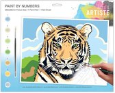 Large Painting By Numbers - Regal Tiger