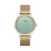 Cluse Boho Chic Mesh Green Dames Horloge - 38 mm