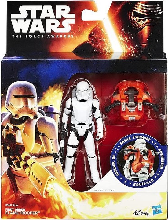 Kiezelsteen reactie Verschillende goederen Hasbro: Star Wars The Force Awakens - First Order Flametrooper Figure |  bol.com