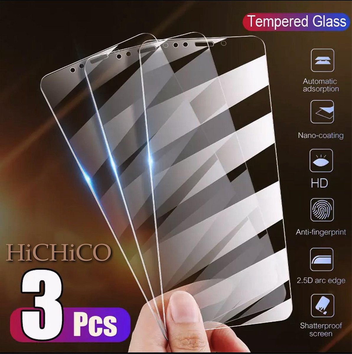 Samsung Galaxy A30 3x Tempered Glass/ Screen protector Glas ( Extra voordelig) - Eff Pro