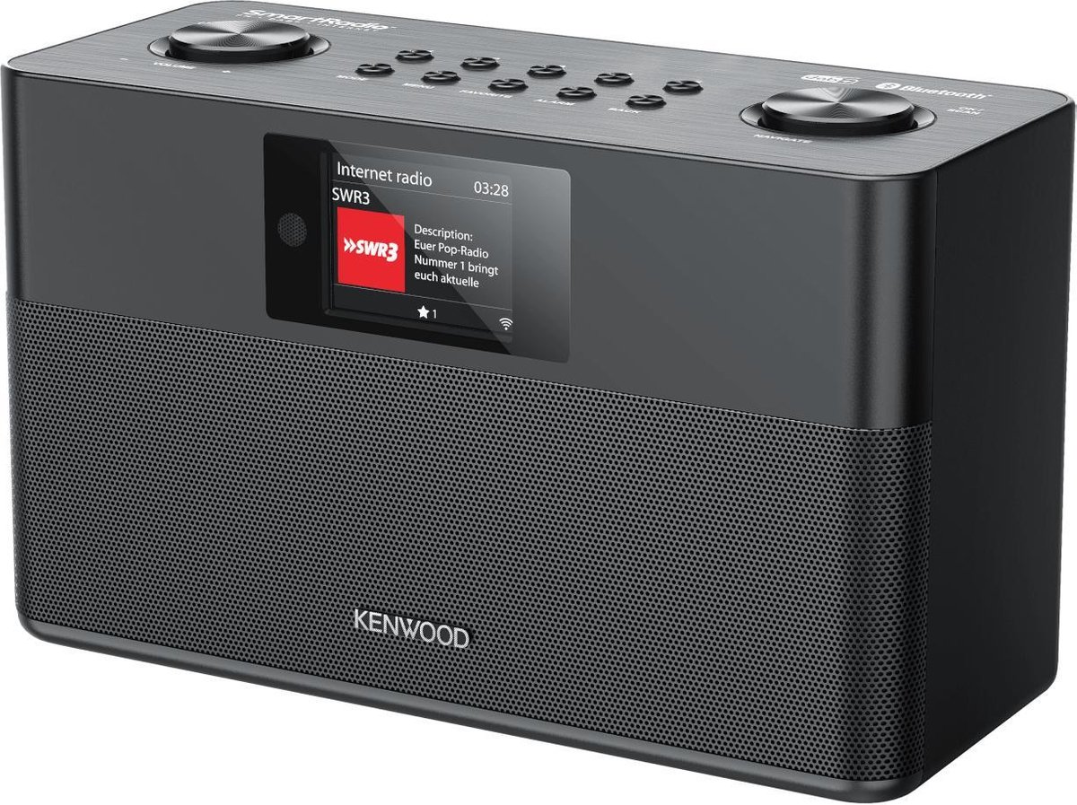 diefstal Flikkeren houd er rekening mee dat Kenwood CR-ST100S - Smart Internet Radio - DAB+ - Zwart | bol.com