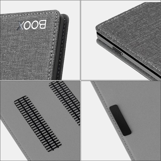 Luxe Beschermhoes Poke 2 - Grijs met Wakeup/sleep functie