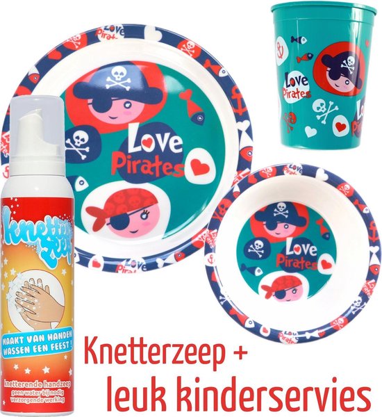 Brandweerman Sam 3 stuks Bicolor Premium Kids Diner Servies Set Bord, Kom & Tumbler, BPA-vrij