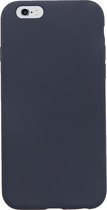 BMAX Siliconen hard case hoesje geschikt voor Apple iPhone 6/6s / Hard Cover / Beschermhoesje / Telefoonhoesje / Hard case / Telefoonbescherming - Donkerblauw