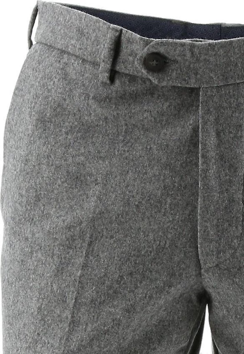 Luxe wollen pantalon grijs gemêleerd, maat 110 | bol.com