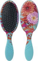 WetBrush PRO Anti Klit Borstel - Teal Florals - Haarverzorging & Hoofdhuidverzorging - Haarborstel Volwassenen & Kinderen - Blauw- 1 stuk