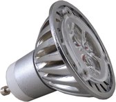 GU10 GU-10 TopLux 3 Watt Ledspot GU10 3-LED 200 lumen 6500K, 220-240V