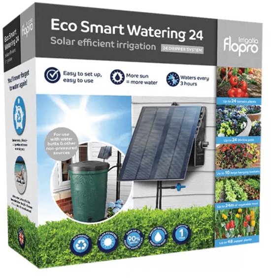 Irrigatia SOLC24 (zwart) irrigatie systeem op zonneenergie Da's