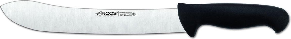 Arcos 2900 serie Slagersmes zwart 30cm HACCP-NSF