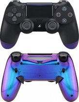 Sony DualShock 4 ELITE eSports Controller PS4 V2 - SCUF Remap MOD met Trigger Stops - Metallic Chameleon Blauw / Paars Custom