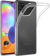 Samsung Galaxy A31 Hoesje Transparant Siliconen Case - Back Cover - Clear Softcase - Perfect fit - Epicmobile