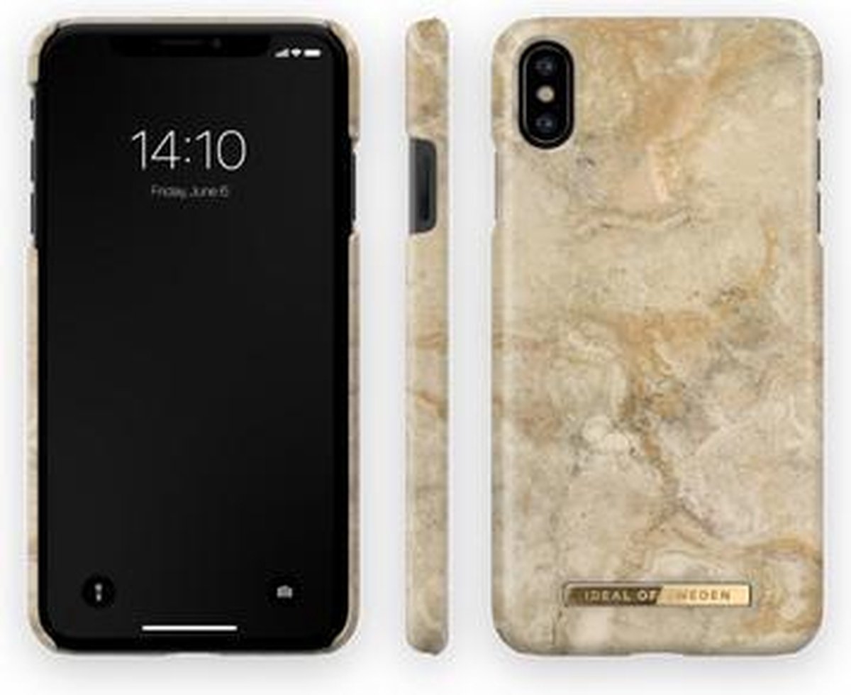 iDeal of Sweden Fashion Case voor iPhone XS Max Sandstorm Marble
