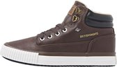 BUCK Dames sneakers hoog - Donker bruin - maat 38