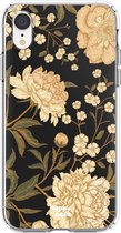 HappyCase Apple iPhone XR Hoesje Flexibel TPU Gele Rozen Print
