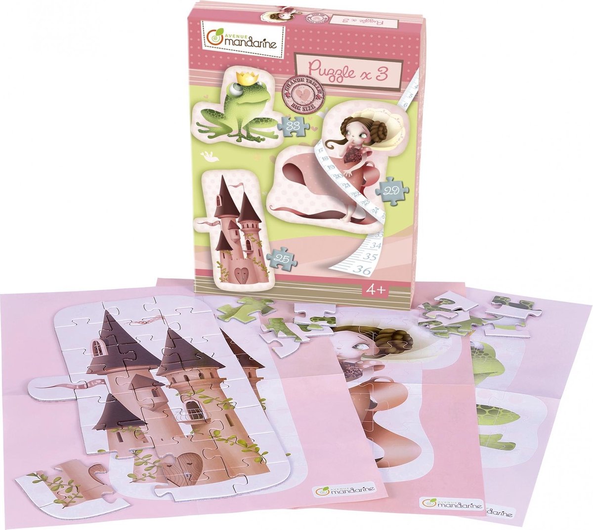 Avenue Mandarine PP035C Kit Friends to Paint animale in cotone da dipingere e appendere, colori inclusi, Simone l'unicorno