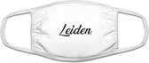 Leiden mondkapje | gezichtsmasker | bescherming | bedrukt | logo | Wit mondmasker van katoen, uitwasbaar & herbruikbaar. Geschikt voor OV