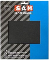 SAM professional schuurpapier waterproof grof - korrel 180 - 5 stuks