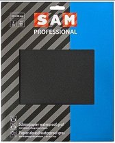 SAM professional schuurpapier waterproof grof - 5 stuks