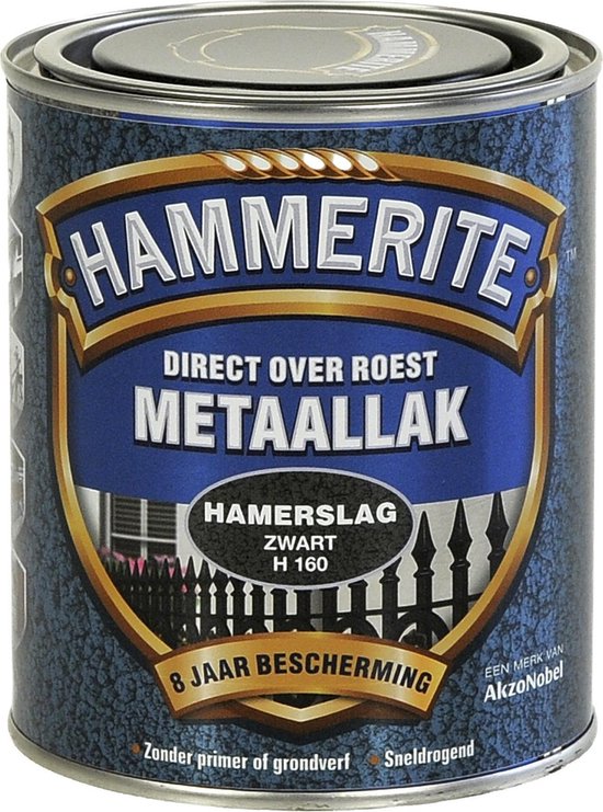 Wonderbaarlijk geur zwavel Hammerite Hamerslag Metaallak - Zwart - 750 ml | bol.com